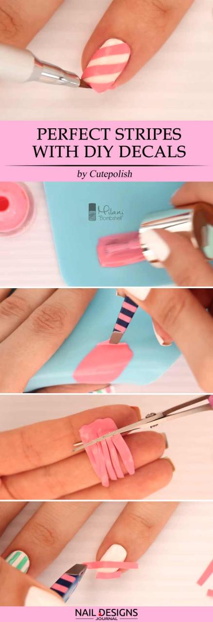 Perfect Stripes With DIY Decals