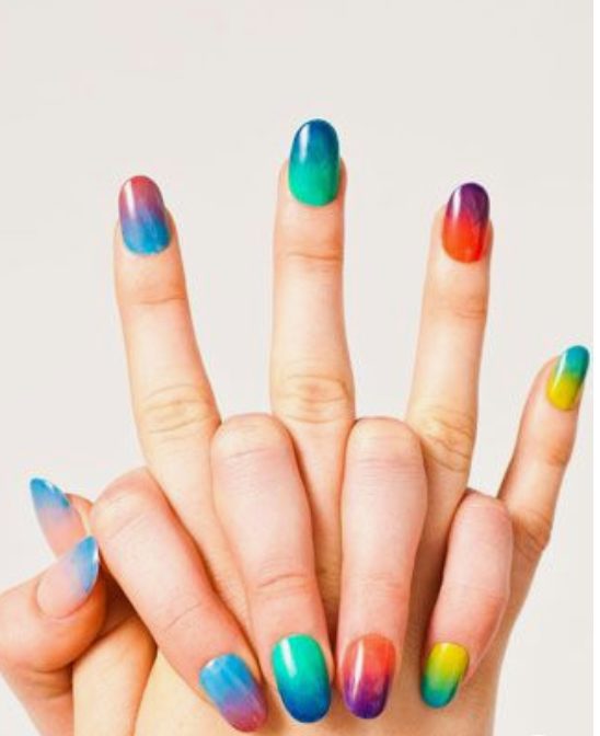 Cute Summer Acrylic Nails Design: 40+ Colorful & Bright Summer Acrylic Nail Art Designs. If you’re looking for Summer nail art ideas such as neon nails and glitter nails in a variety of colors, from orange, blue, red and even H๏τ pink summer nail colors, you’re in the right place! #summernails #acrylicnails #naildesign Colorful Rainbow