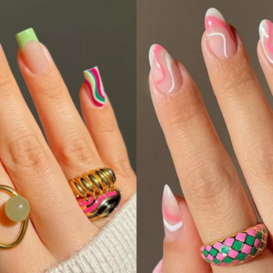 11 Pink Swirl Nail Ideas to Spin Into Summer