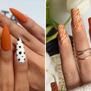 Burnt Orange Nails That Are Perfect for Fall