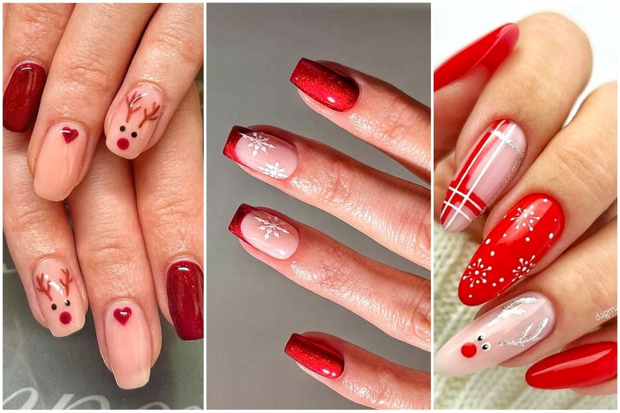 Red Christmas Nail Ideas