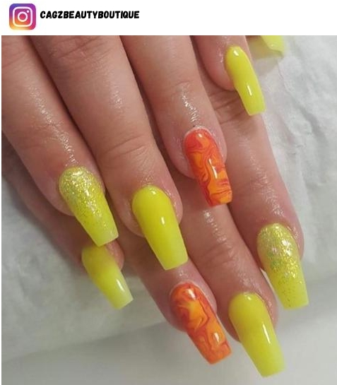 bright summer nail designs