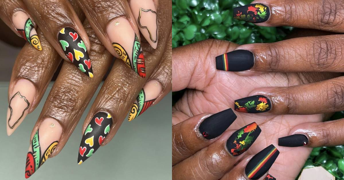 Juneteenth Nail Designs