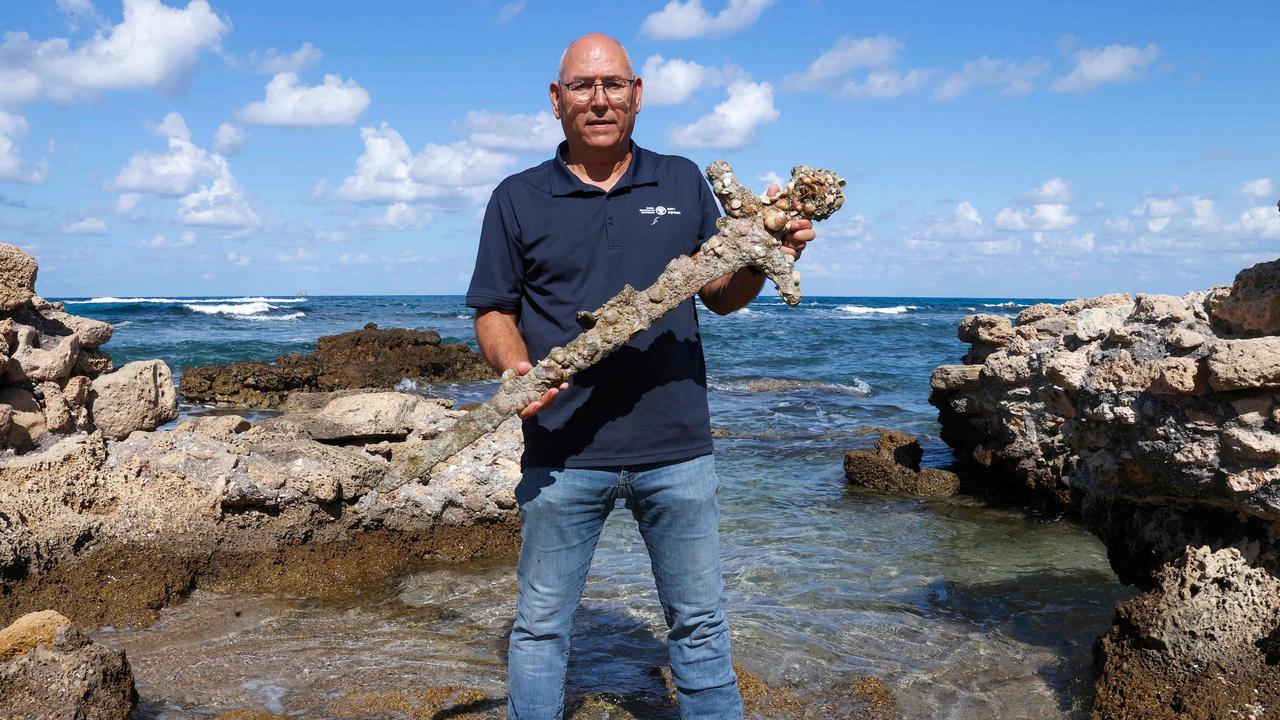 Scuba diver discovers 900-year-old sword dating to the Crusades in Israel |  news.com.au — Australia's leading news site