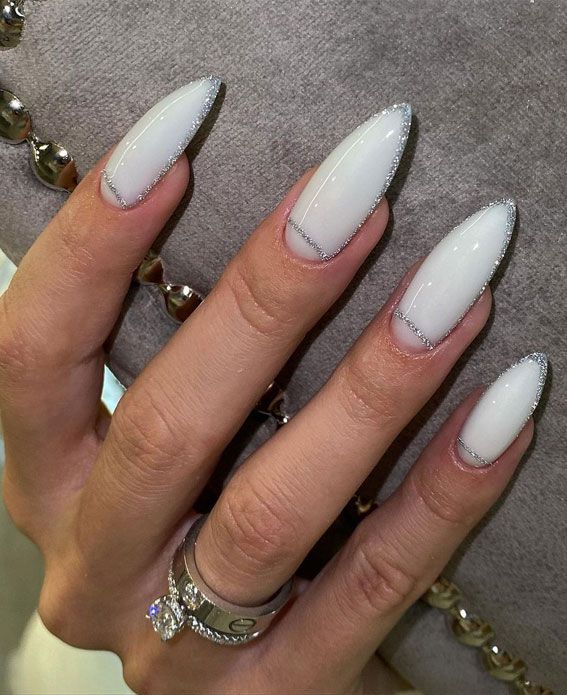 Sparkling Winter Nail Designs