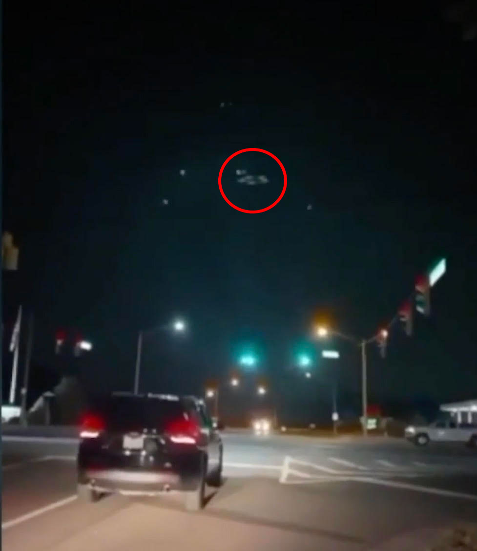 A mysterious UFO rotating through the skies was spotted in Ohio on Wednesday