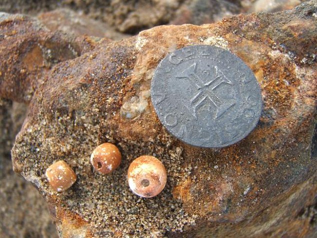 Diamond miners find 500-year-old shipwreck loaded with £9million of gold in the Namibian desert 