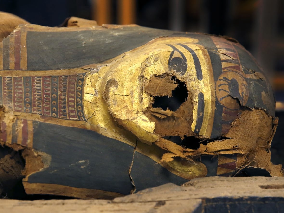 Egyptian mummy's coffin opened by U.S. scientists for conservation work | CBC News