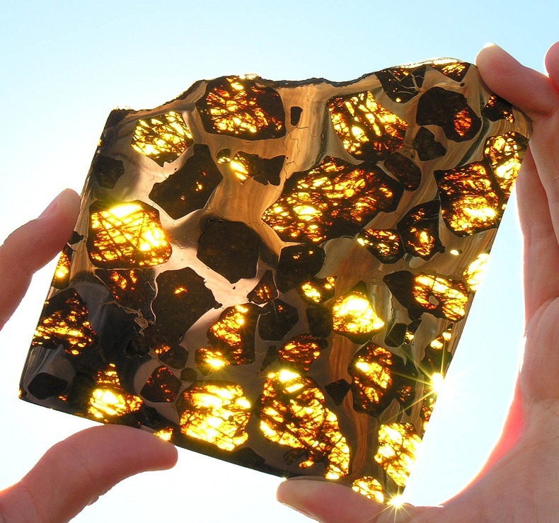 The Beautiful Fukang Meteorite | Amusing Planet