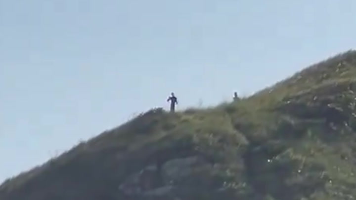 '10ft tall aliens' spotted on a hilltop in Brazil