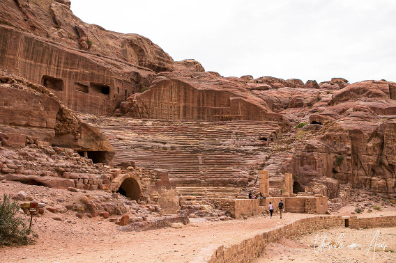 Patterns in the Siq, the Theatre, and the Church, Petra (2), Jordan »  Ursula's Weekly Wanders