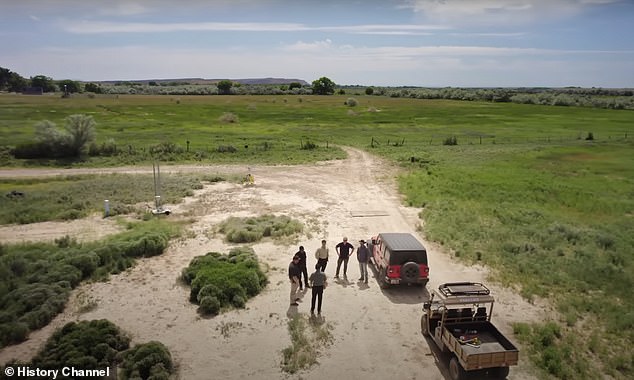 The team used ground penetrating radar to analyze both above and below the ground