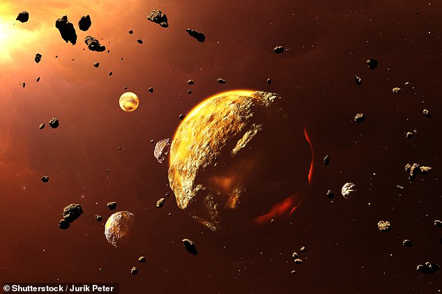 Lord Rees says that the best hope for discovering ancient life may be analysing the atmospheres of exoplanets (artist's impression pictured) to find clues about the presence of life's chemistry