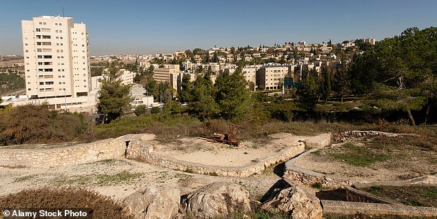 Three Bible stories in the book of 'Isaiah, 37:36-38' '2 Kings, 19:35' and '2 Chronicles, 32:21' detailed how the ᴀssyrian soldiers were slain the night before they attacked Jerusalem. Pictured: The military site on Ammunition Hill