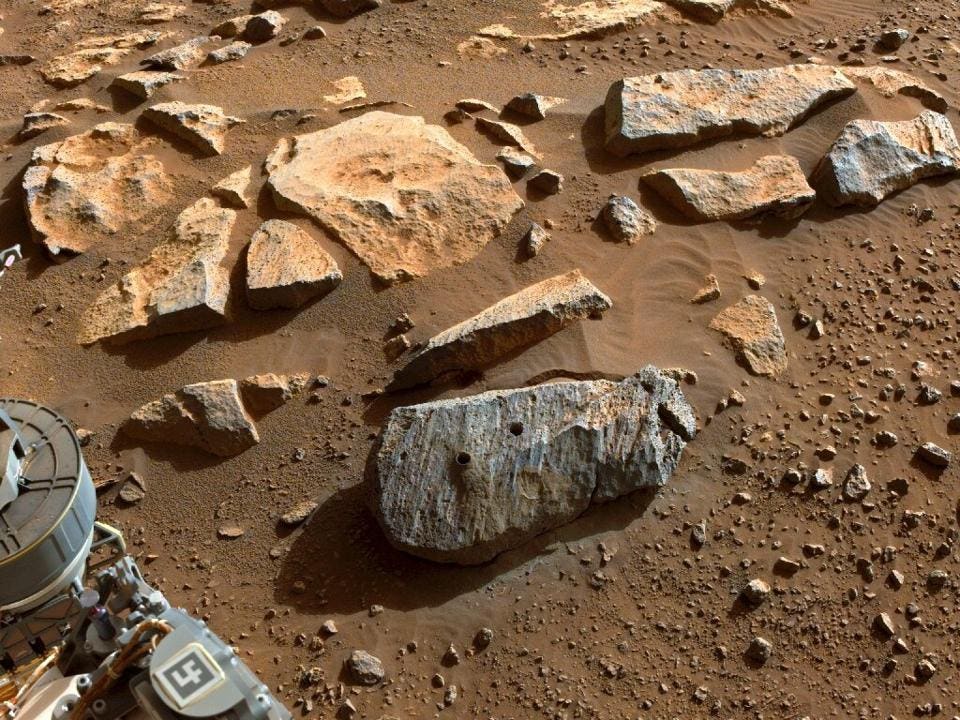 Rock Sampled By NASA's Perseverance Rover Reveals Mars' Ancient Past