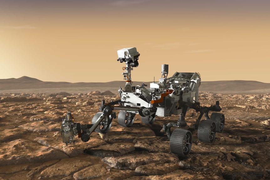 NASA's Mars rover has picked up a rock — which actually isn't so easy, OK?  - ABC News