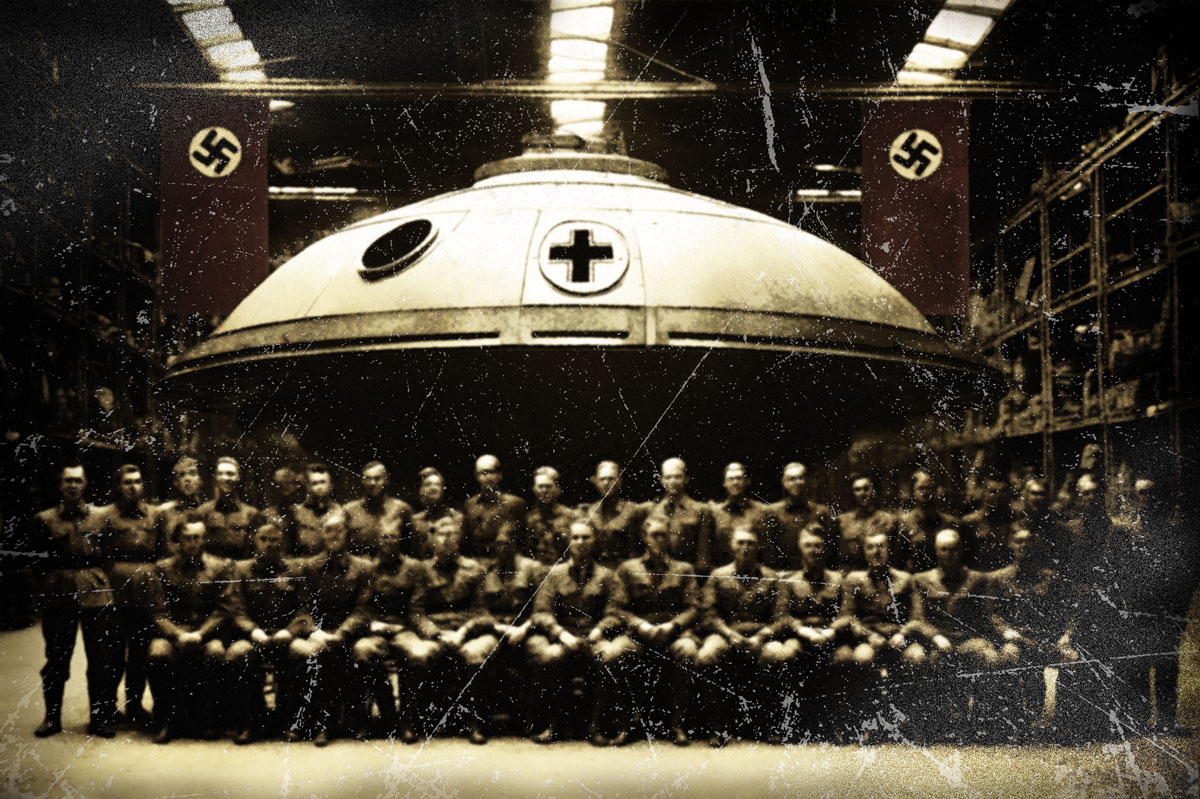 German UFO with Soldiers