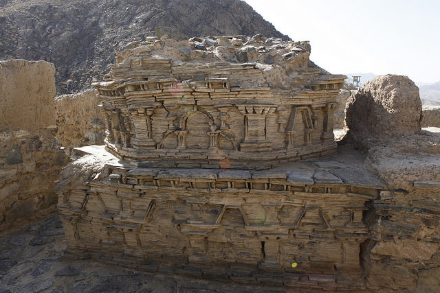 Newly excavated Buddhist stupa. PH๏τo Credit