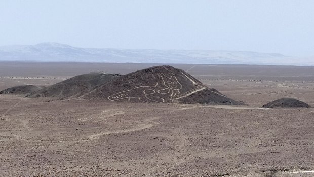 Nazca Lines, Peru: Archaeologists unveil giant cat carved into Nazca  hillside