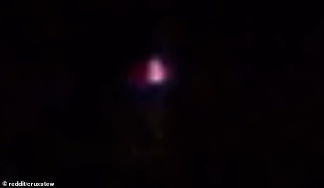 The unidentified Reddit user, who goes by Cruxstew on the platform, uploaded a 50-second video on Monday of what they claim to be a UFO