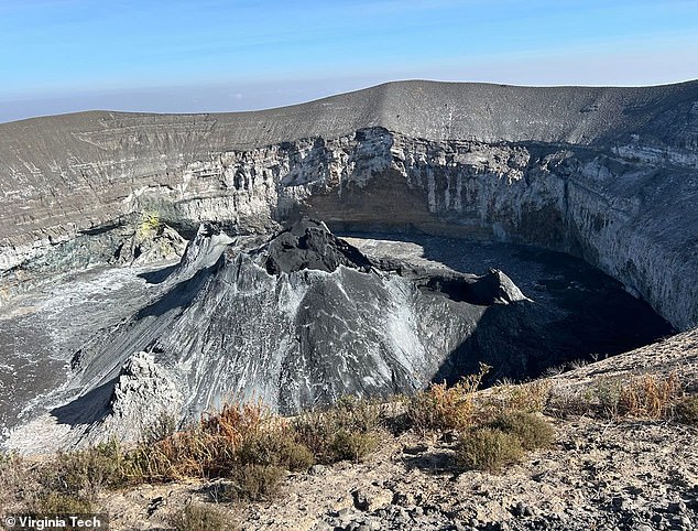 The Ol Doinyo Lengai volcano (pictured) is 9,718 feet tall and has erupted every 20 to 40 years since the earliest recordings in the 1880s