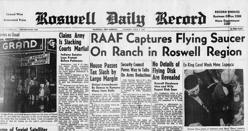 Concussion: Not 1, 2 UFOs crashed into Roswell in 1947?