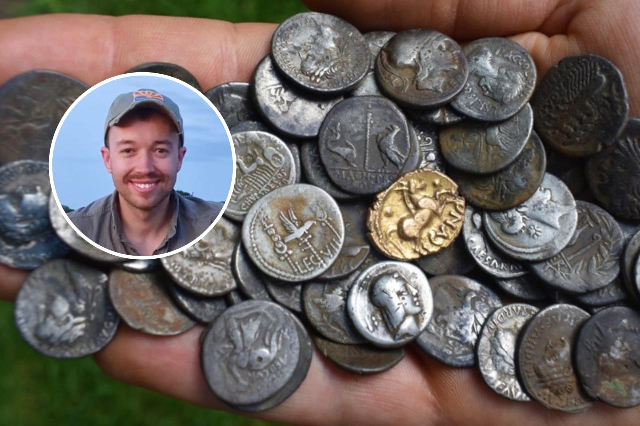 George Ridgway Roman coin hoard