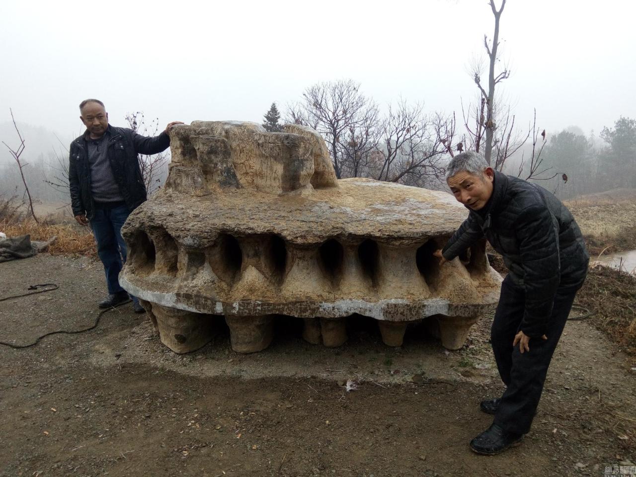  Xia Changjun spotted the 5.2ft-tall rock on a mountainside in China