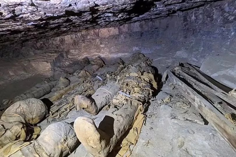 a mummy inside a tomb in the "City of the ᴅᴇᴀᴅ"