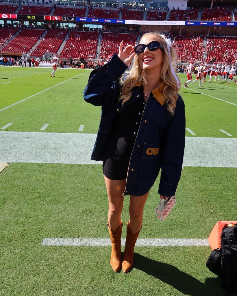 Brittany Mahomes at the Kansas City Chiefs game on Oct. 20. 