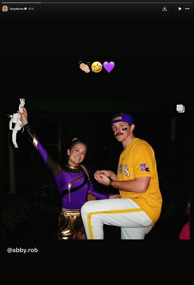 Their partners donned MLB jerseys and, of course, Skenes' iconic black handlebar mustache