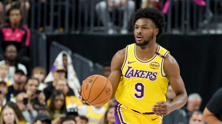 How many points did Bronny James score tonight? Full stats, results,  highlights from Lakers vs. Warriors | Sporting News Canada