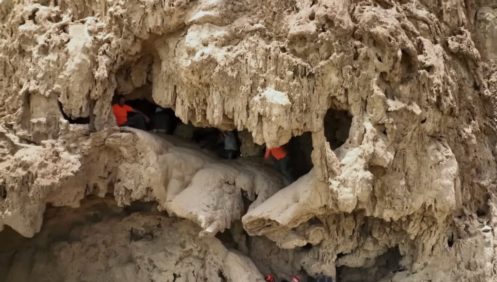 Cave near oasis of Ein Gedi