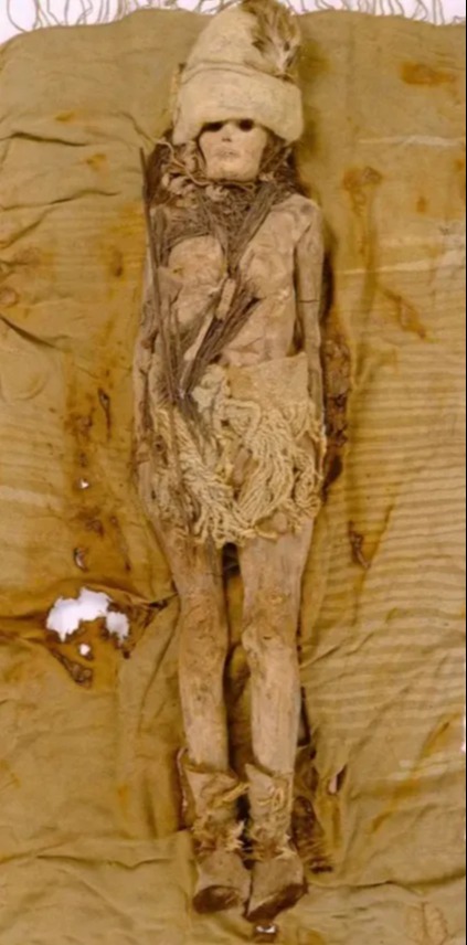 The kefir-like cheese was buried beside the mummy, experts say