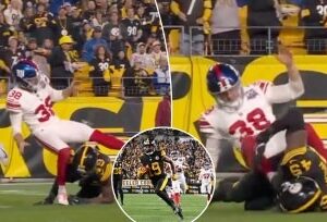 Giants hosed by referees missing Steelers penalty on back-breaking punt return touchdown