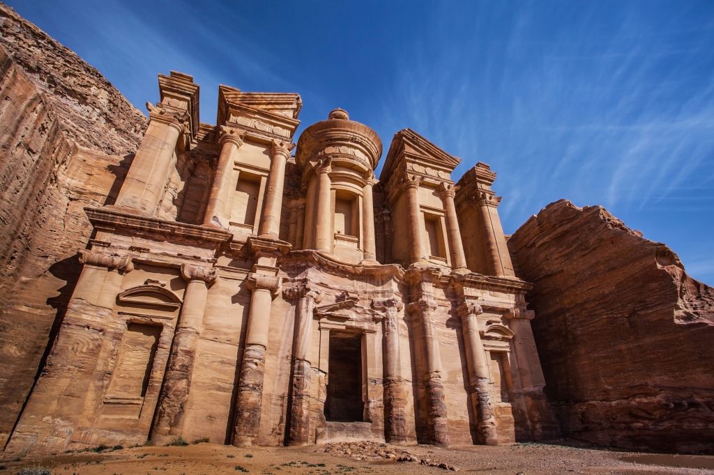 The Monastery in Petra, Jordan.