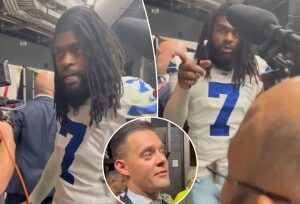 Cowboys’ Trevon Diggs screams at reporter in heated scene after loss to 49ers