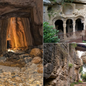 The ancient Vespasianus тιтus Tunnel of Turkey