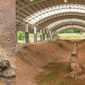 A 120,000 year old Thong Bueng tree, found fossilised in Northern Thailand