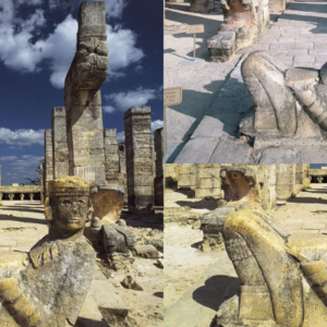 Chac Mool sculpture at Chichén Itzá, Yucatán, Mexico.