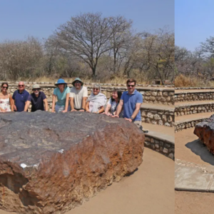 The Hoba Meteorite is the largest known single meteorite of its kind lying on the surface of the earth