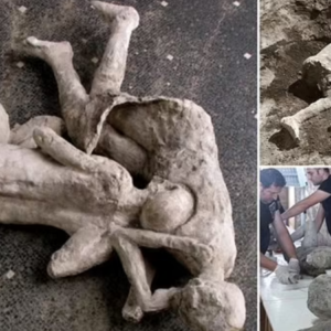 The ‘two maidens’ of Pompeii may have been GAY LOVERS, scientists say – after reanalysing the iconic preserved figures found wrapped in a poignant embrace