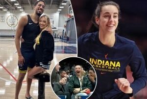 Caitlin Clark takes in Butler game with Tyrese Haliburton and his girlfriend