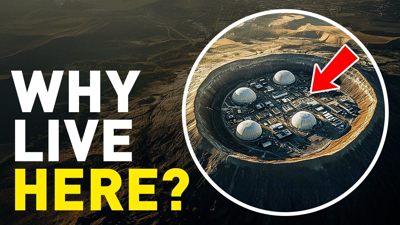 A Whole Village Is Living Inside This Crater – How Do They Survive? - YouTube