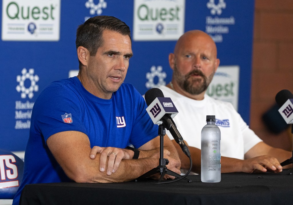 Giants GM Joe Schoen and head coach Brian Daboll 