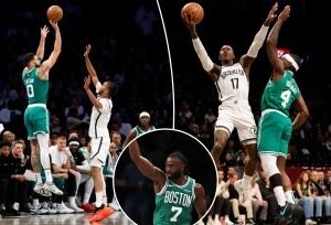 Nets get harsh lesson from Jayson Tatum, Jaylen Brown in blowout loss to Celtics