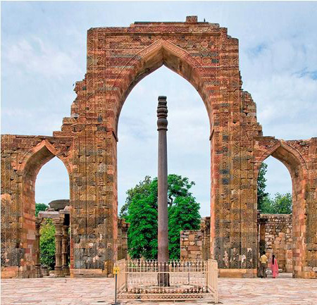 Iron Pillar of Delhi.