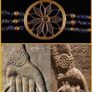 Why are Sumerian gods depicted with a watch on their wrists?