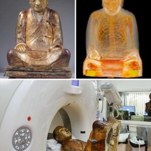 CT Scan Reveals Mummified Monk Inside Ancient Buddha Statue