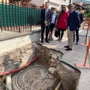 Immaculate Theodoric the Great Mosaic Unearthed in Verona